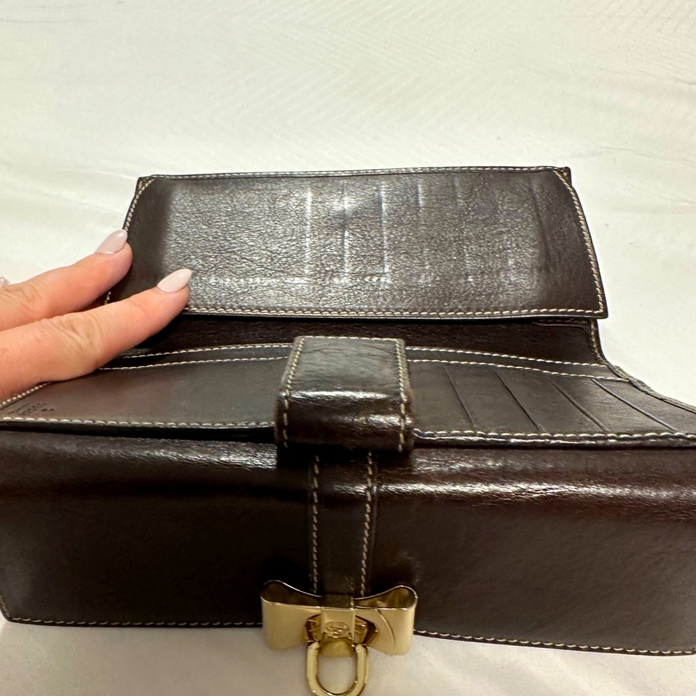 GUCCI Leather Continental Clutch/Wallet! - Picture 7 of 16